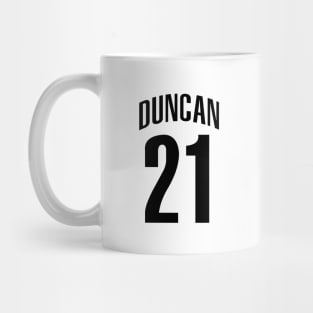 Tim Duncan Number 21 Mug